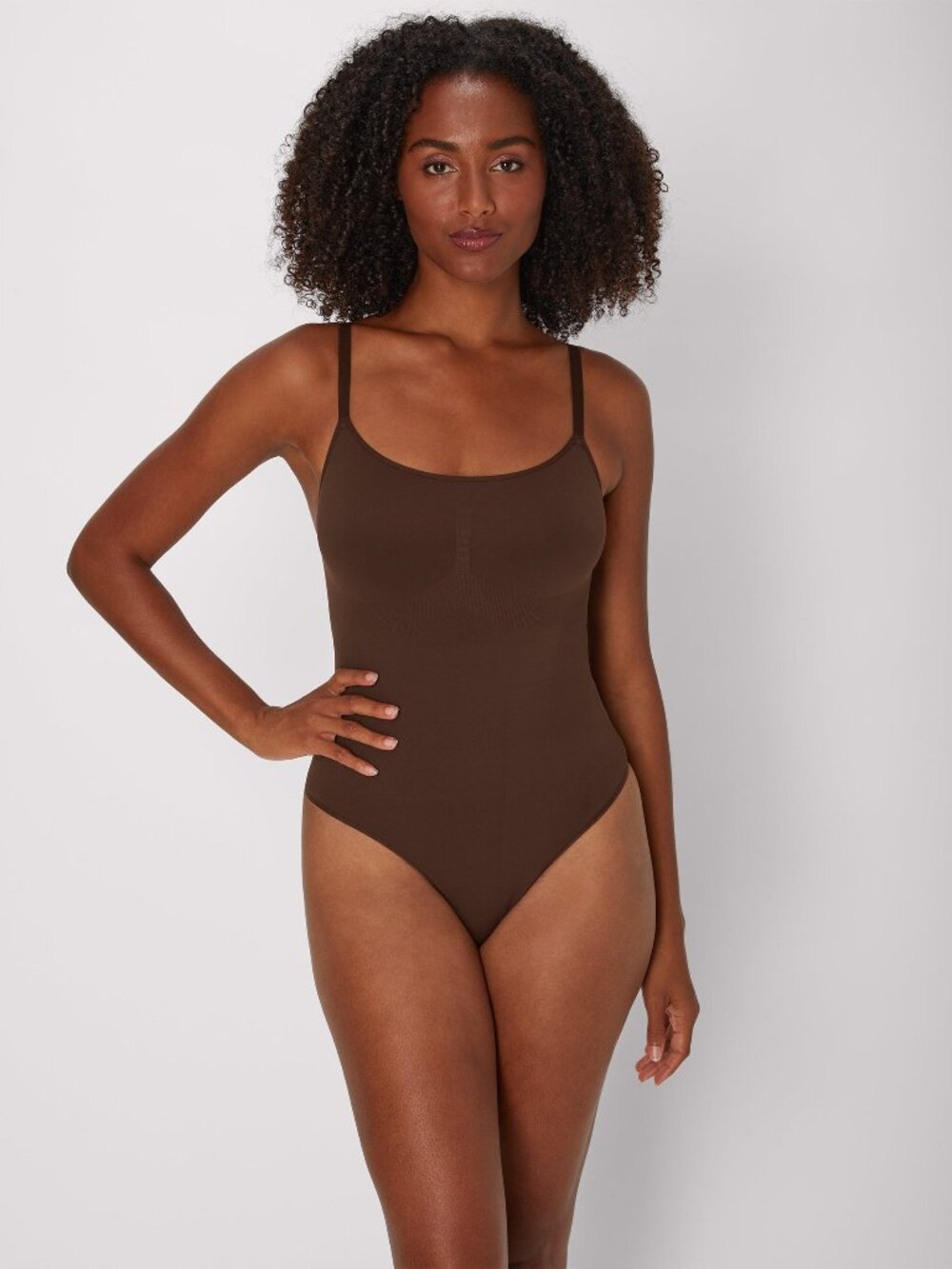 Maidenform Tummy Control Seamless Thong Bodysuit Shapewear Size:L NWT